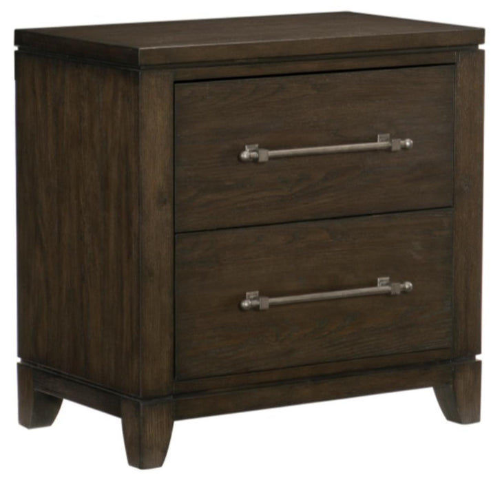 Griggs Nightstand in Dark Brown 1669-4 - VIP FURNITURE (NJ)