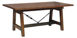 Holverson Dining Table in Rustic Brown 1715-94 - VIP FURNITURE (NJ)