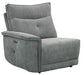 Tesoro Power Left Side Reclining Chair in Dark Gray 9509DG-LRPWH - VIP FURNITURE (NJ)