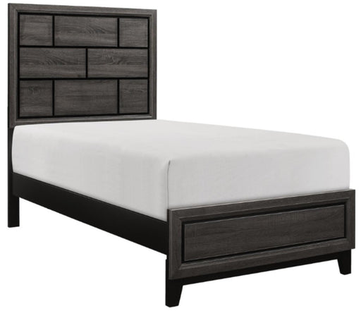 Davi Twin Panel Bed in Gray 1645T-1* - VIP FURNITURE (NJ)