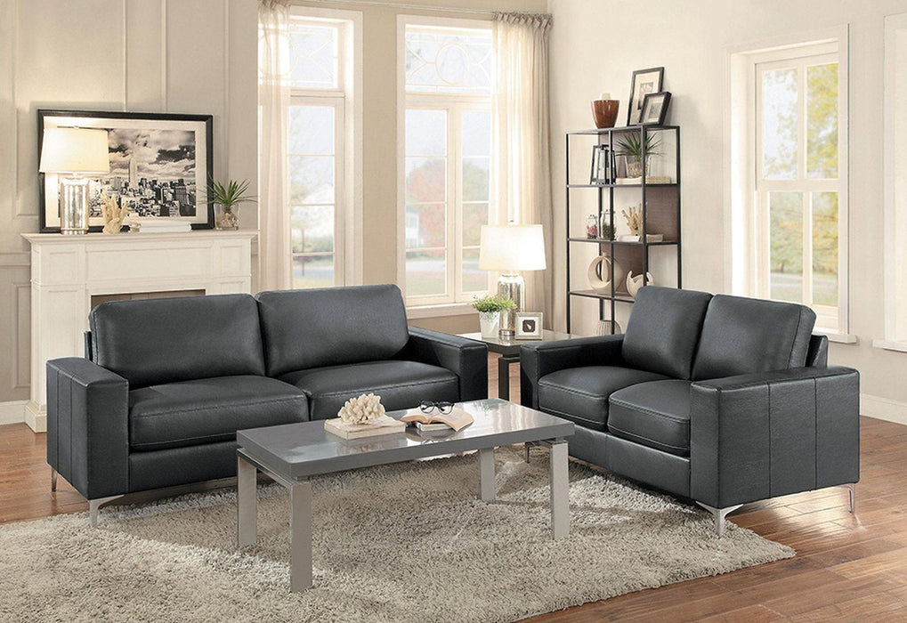 Iniko Loveseat in Gray 8203GY-2 - VIP FURNITURE (NJ)
