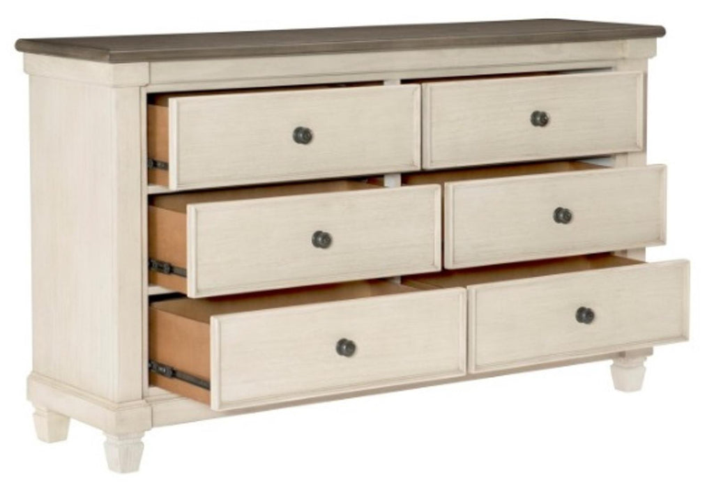 Weaver Dresser in Two Tone 1626-5 - VIP FURNITURE (NJ)