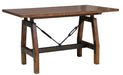 Holverson Counter Height Table in Rustic Brown 1715-36 - VIP FURNITURE (NJ)