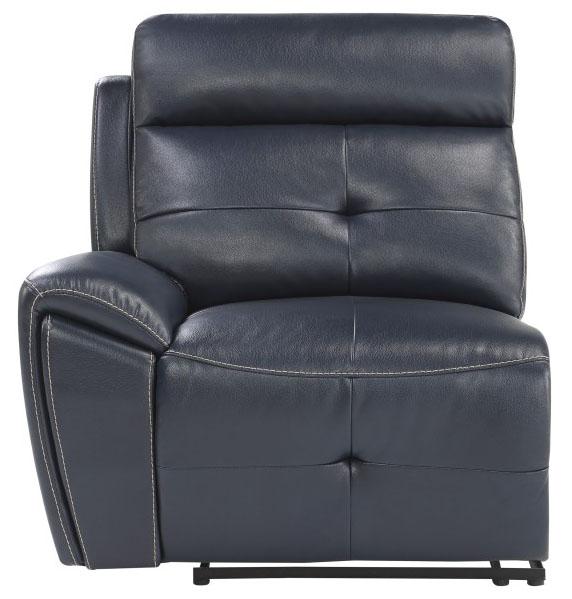 Avenue Left Side Reclining Chair in Navy 9469NVB-LR - VIP FURNITURE (NJ)