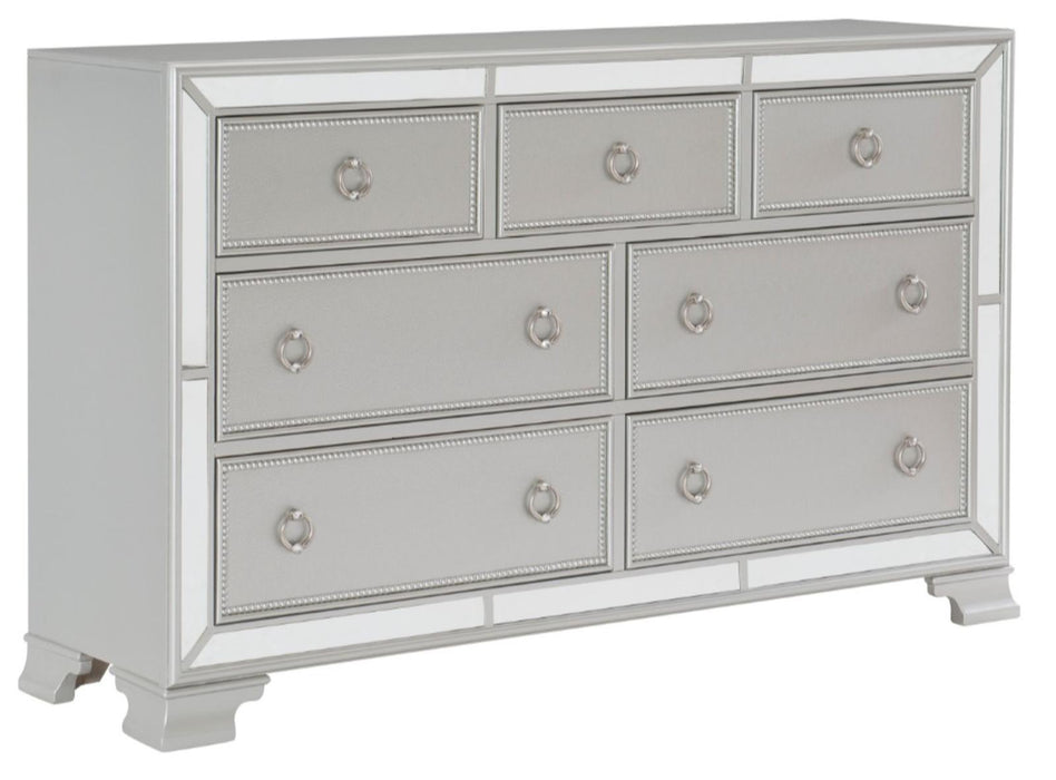 Avondale Dresser in Silver 1646-5 - VIP FURNITURE (NJ)