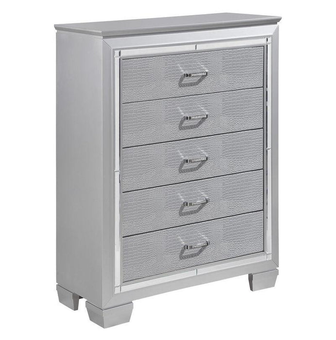 Allura Chest in Silver 1916-9 - VIP FURNITURE (NJ)