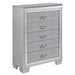 Allura Chest in Silver 1916-9 - VIP FURNITURE (NJ)