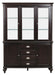 Marston Buffet with Hutch in Dark Cherry 2615DC-50-55 - VIP FURNITURE (NJ)