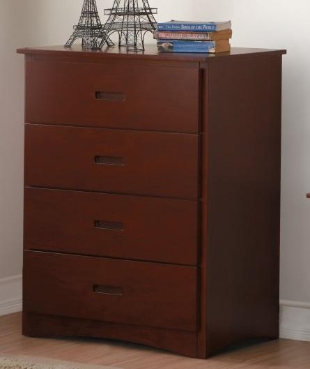 Rowe 4 Drawer Chest in Dark Cherry B2013DC-9 - VIP FURNITURE (NJ)