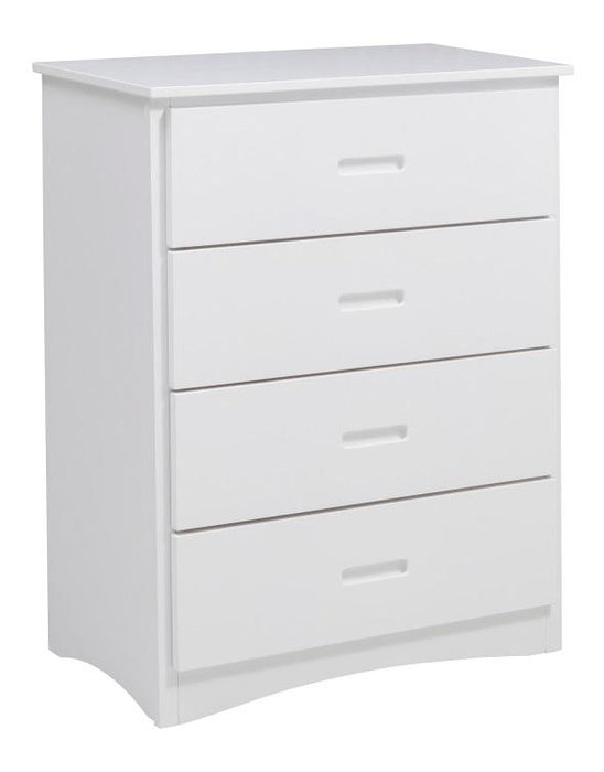 Galen 4 Drawer Chest in White B2053W-9 - VIP FURNITURE (NJ)