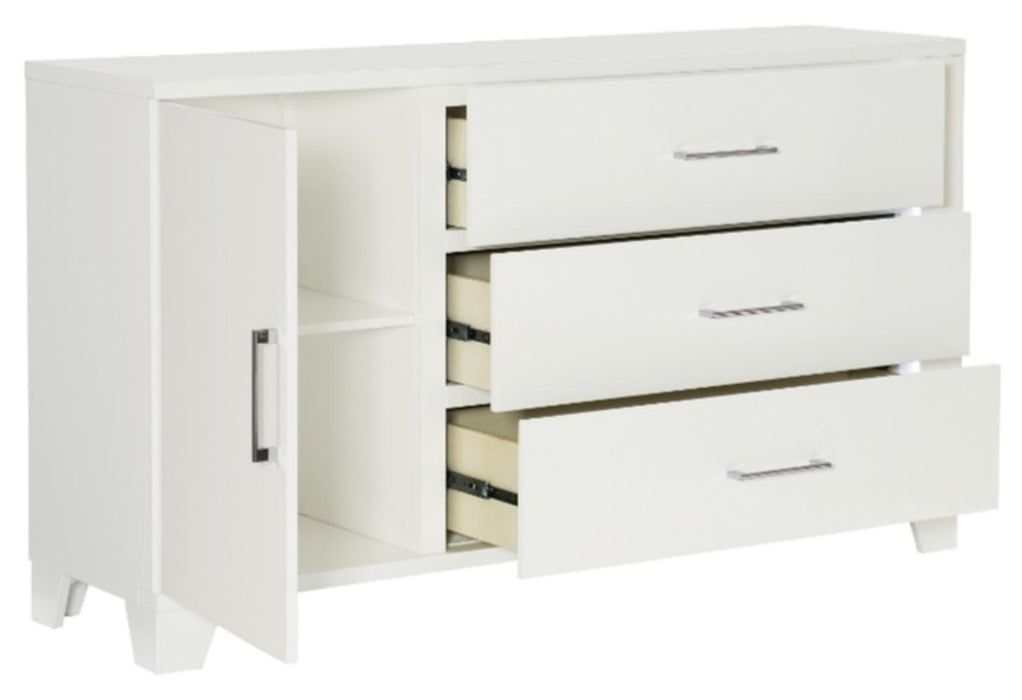 Kerren Dresser in White 1678W-5 - VIP FURNITURE (NJ)