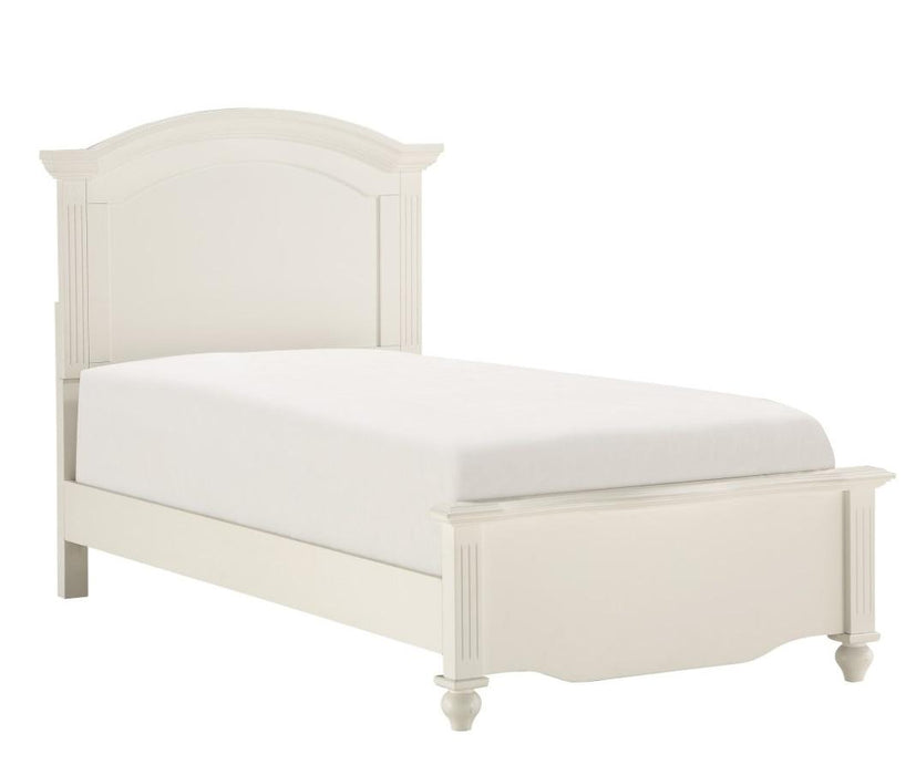 Meghan Full Panel Bed in White 2058WHF-1* - VIP FURNITURE (NJ)