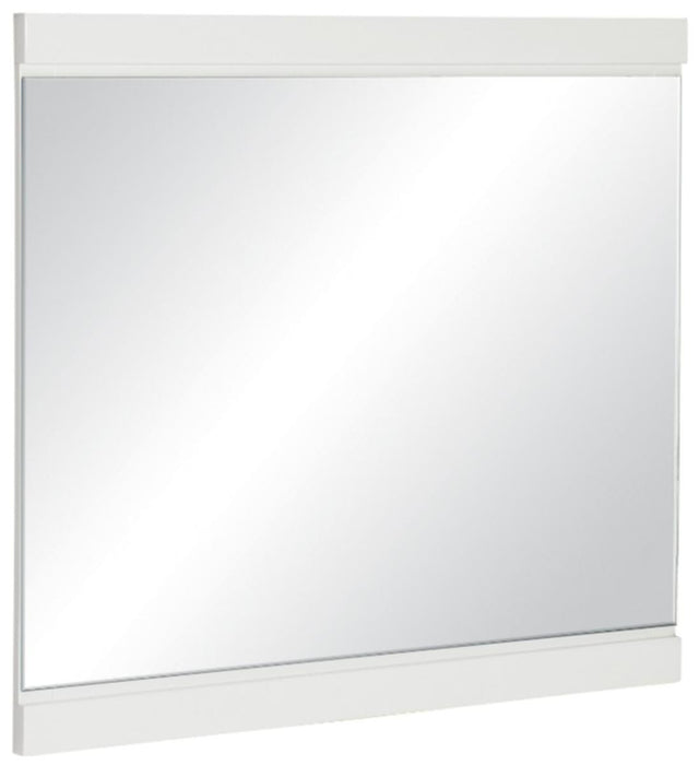 Kerren Mirror in White 1678W-6 - VIP FURNITURE (NJ)