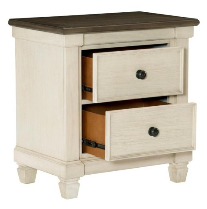 Weaver Nightstand in Two Tone 1626-4 - VIP FURNITURE (NJ)