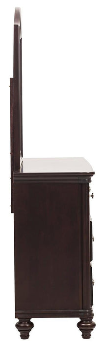 Marston 7 Drawer Dresser in Dark Cherry 2615DC-5 - VIP FURNITURE (NJ)