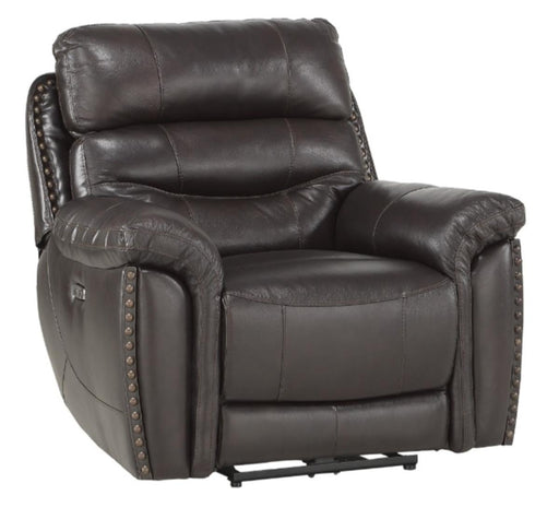 Lance Power Reclining Chair with Power Headrest and USB Port in Brown 9527BRW-1PWH - VIP FURNITURE (NJ)