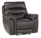 Lance Power Reclining Chair with Power Headrest and USB Port in Brown 9527BRW-1PWH - VIP FURNITURE (NJ)