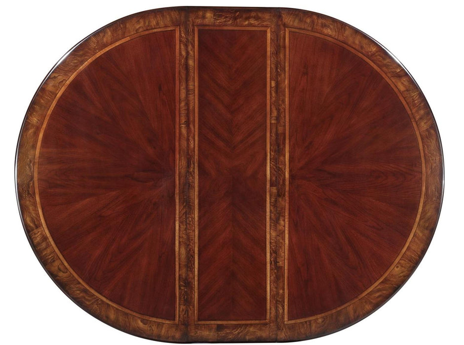Deryn Park Round Dining Table in Dark Cherry 2243-76* - VIP FURNITURE (NJ)