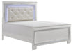 Allura King Panel Bed in White 1916KW-1EK* - VIP FURNITURE (NJ)