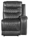 Putnam Power Right Side Reclining Chair with USB Port in Gray 9405GY-RRPW - VIP FURNITURE (NJ)