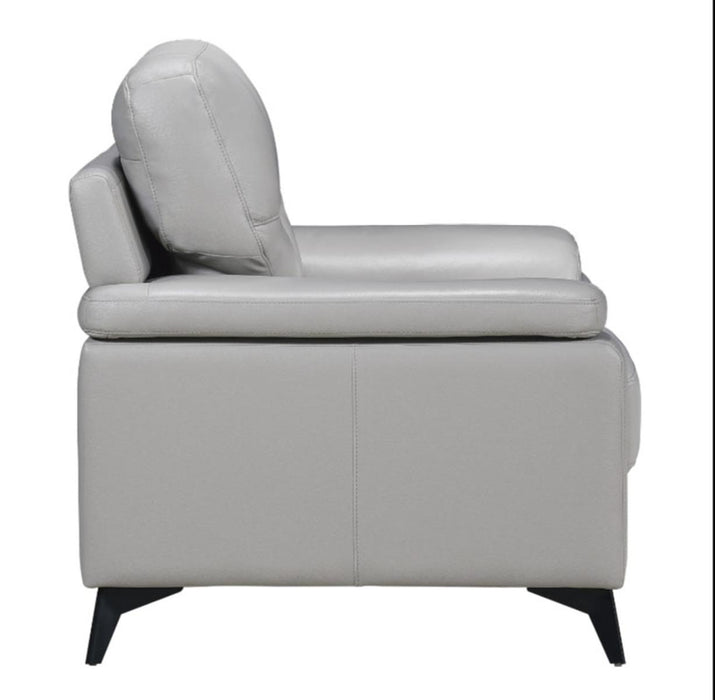 Mischa Chair in Silver Gray 9514SVE-1 - VIP FURNITURE (NJ)