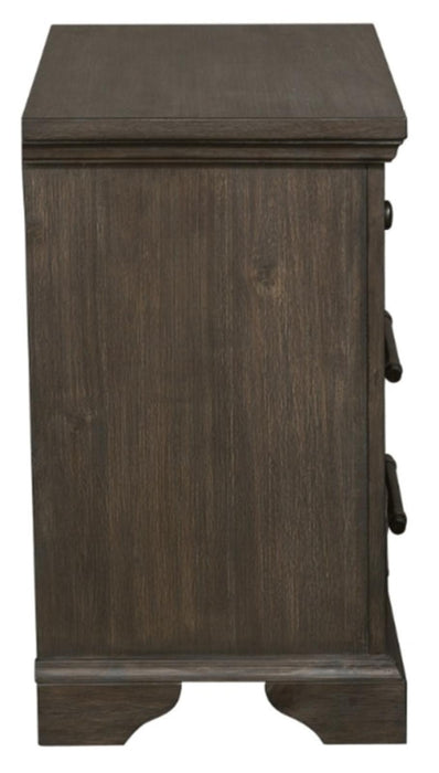 Taulon Nightstand in Dark Oak 5438-4 - VIP FURNITURE (NJ)