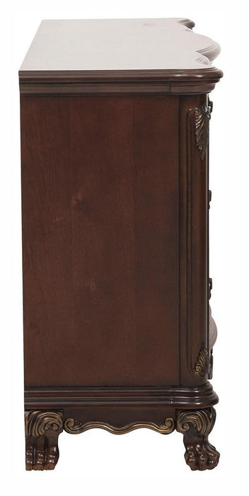 Deryn Park Buffet/Server in Dark Cherry 2243-55 - VIP FURNITURE (NJ)