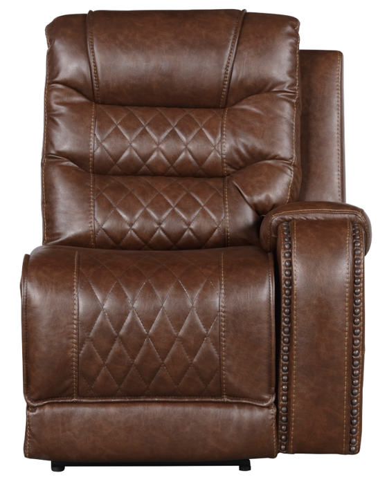 Putnam Power Right Side Reclining Chair with USB Port in Brown 9405BR-RRPW - VIP FURNITURE (NJ)