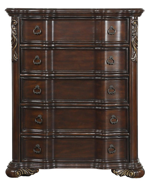 Royal Highlands 5 Drawer Chest in Rich Cherry 1603-9 - VIP FURNITURE (NJ)