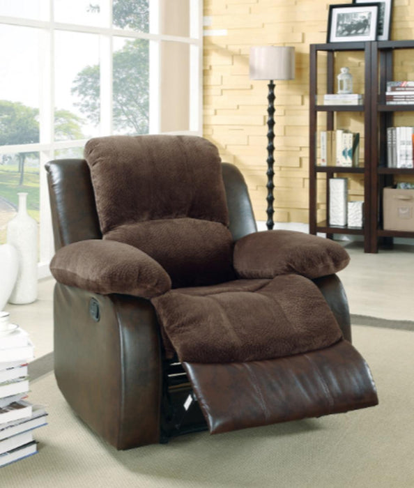 Granley Reclining Chair in Chocolate 9700FCP-1 - VIP FURNITURE (NJ)