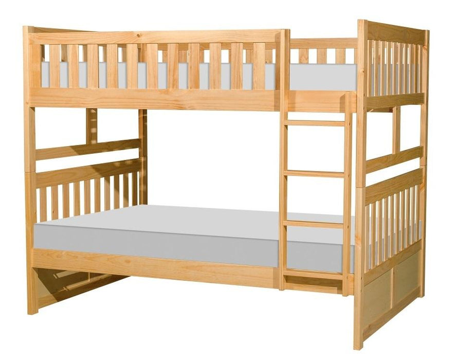 Bartly Full/Full Bunk Bed in Natural B2043FF-1* - VIP FURNITURE (NJ)