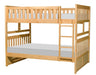 Bartly Full/Full Bunk Bed in Natural B2043FF-1* - VIP FURNITURE (NJ)