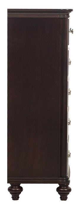 Marston 5 Drawer Chest in Dark Cherry 2615DC-9 - VIP FURNITURE (NJ)