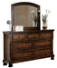 Cumberland Dresser in Brown Cherry 2159-5 - VIP FURNITURE (NJ)