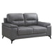Mischa Loveseat in Dark Gray 9514DGY-2 - VIP FURNITURE (NJ)