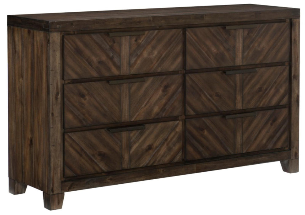 Parnell Dresser in Rustic Cherry 1648-5 - VIP FURNITURE (NJ)
