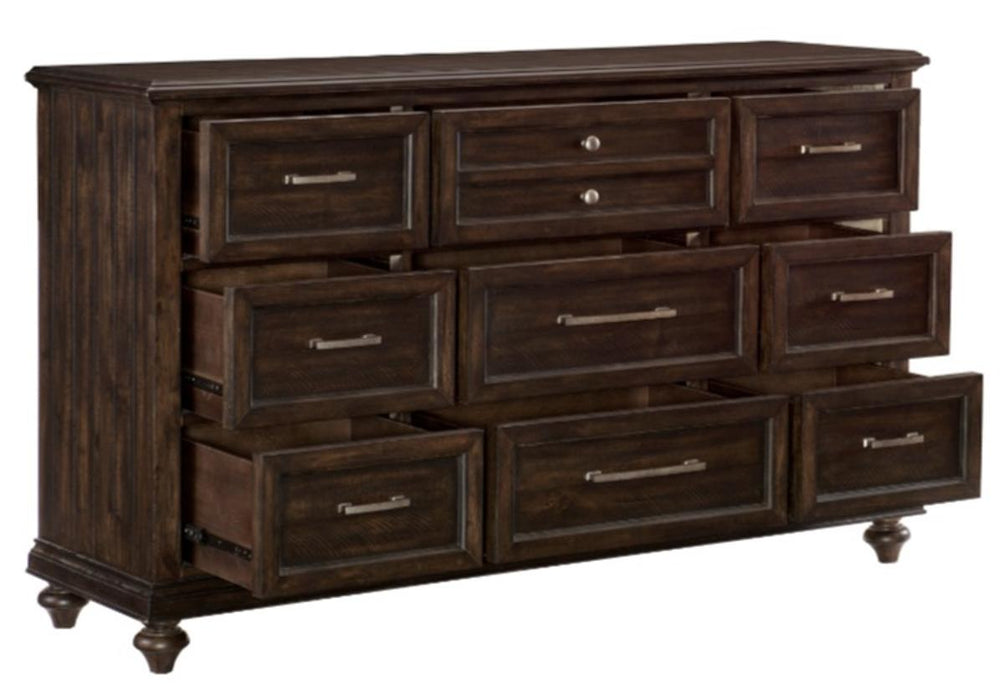 Cardona Dresser in Driftwood Charcoal 1689-5 - VIP FURNITURE (NJ)