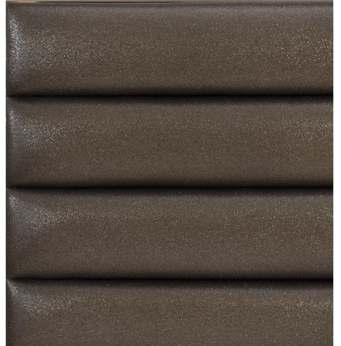 Loudon King Platform with Storage Bed in Champagne Metallic 1515K-1EK* - VIP FURNITURE (NJ)