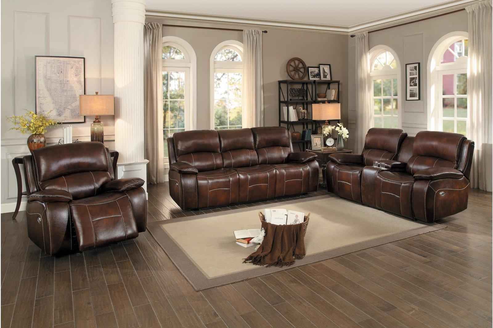 Mahala Glider Recliner Chair in Brown 8200BRW-1