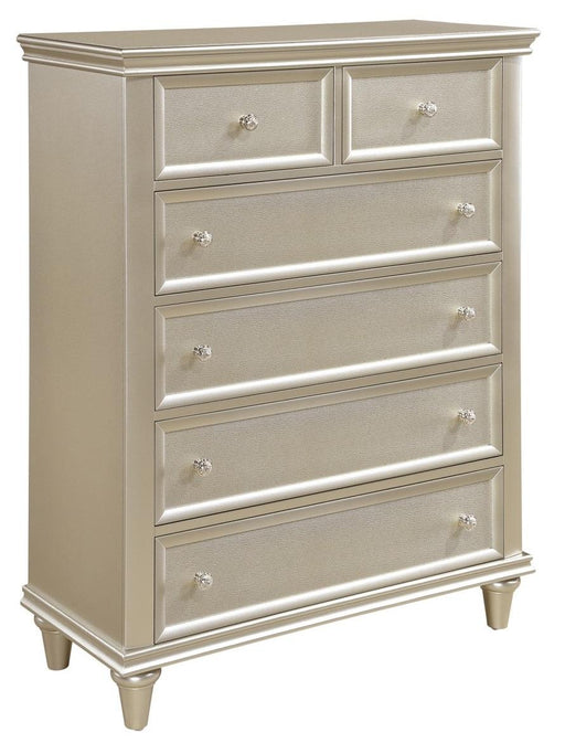 Celandine 6 Drawer Chest in Silver 1928-9 - VIP FURNITURE (NJ)