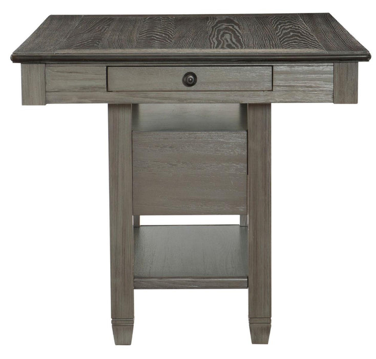 Granby Counter Height Dining Table in Coffee and Antique Gray 5627GY-36* - VIP FURNITURE (NJ)