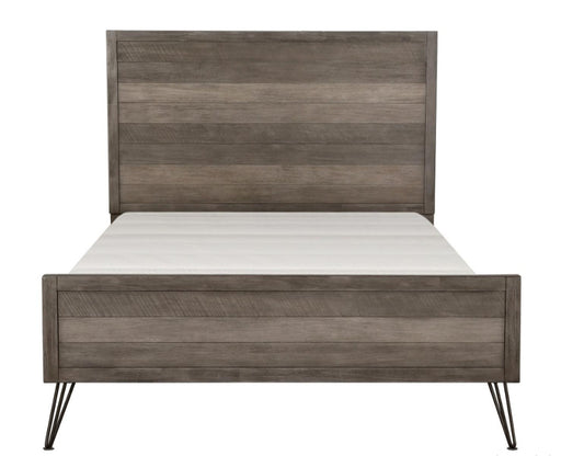 Urbanite Full Panel Bed in Tri-tone Gray 1604F-1* - VIP FURNITURE (NJ)