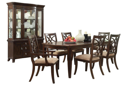 Keegan Dining Table in Cherry 2546-96 - VIP FURNITURE (NJ)