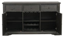 Arasina Server in Dark Pewter 5559N-40 - VIP FURNITURE (NJ)