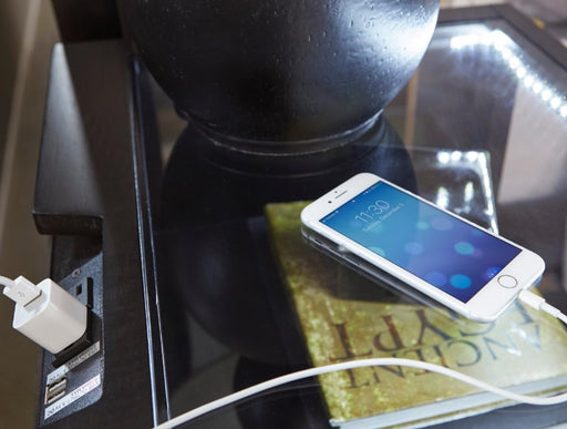 Larchmont Nightstand in Charcoal 5424-4 - VIP FURNITURE (NJ)