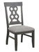 Arasina Side Chair in Dark Pewter (Set of 2) - VIP FURNITURE (NJ)