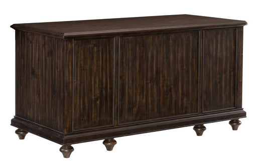 Cardano Executive Desk in Charcoal 1689-17 - VIP FURNITURE (NJ)