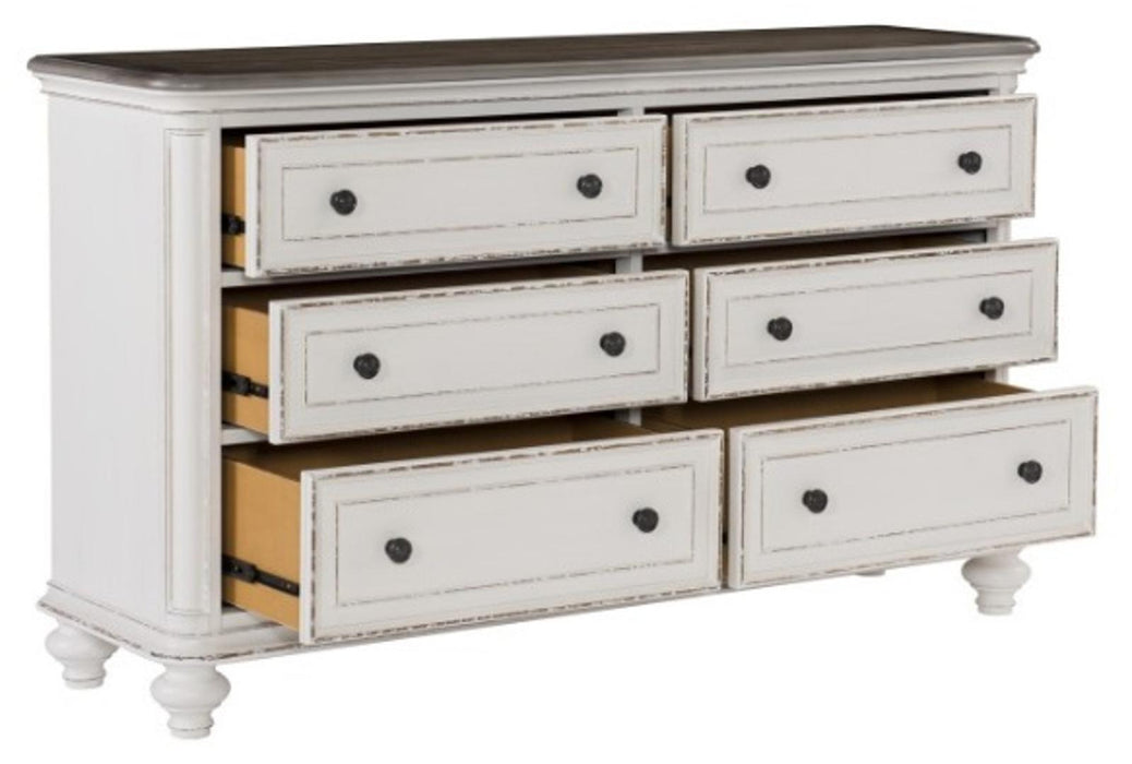 Baylesford Dresser in Two Tone 1624W-5 - VIP FURNITURE (NJ)