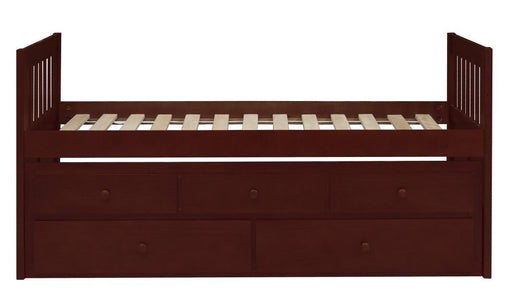 Rowe Twin/Twin Trundle Bed w/ Two Storage Drawers in Dark Cherry B2013PRDC-1* - VIP FURNITURE (NJ)