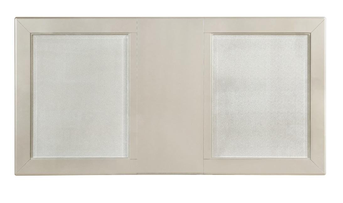 Crawford Dining Table in Silver 5546-84 - VIP FURNITURE (NJ)